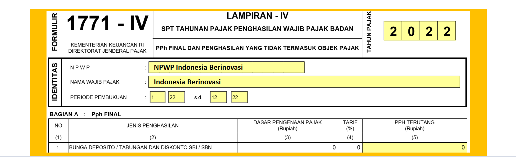 Final, Non Objek